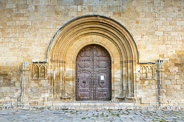 Image showing Sant creus entrance door 