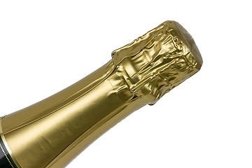 Image showing champagne bottle