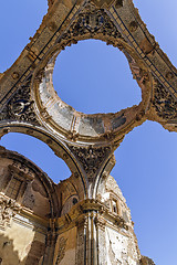 Image showing Belchite village destroyed in a bombing during the Spanish Civil War 