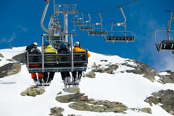 Image showing Ski lift