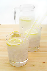 Image showing fresh lemonade drink