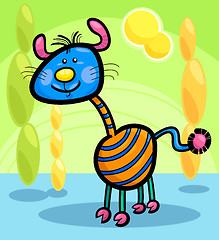 Image showing cartoon funny fantasy creature