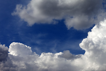 Image showing Blue sky and clouds