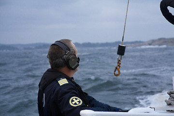 Image showing Norwegian Sea Rescue officer