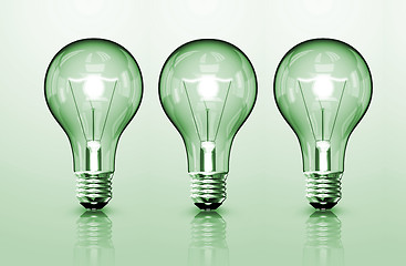 Image showing Three Bulb