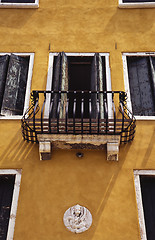 Image showing Balcony, Venice, Italy