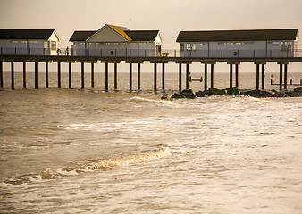 Image showing The old pier at Southwold