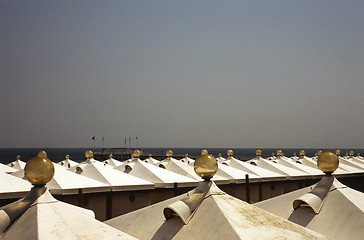 Image showing Changing tents, Venice, Italy