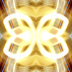 Image showing Symmetrical bright abstract background