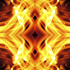 Image showing Abstract flames - 3d render