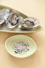 Image showing Oysters Natural