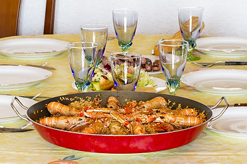 Image showing Spanish Paella