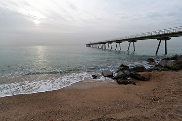 Image showing Pont Del Petroli De Badalona