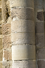 Image showing stonecutter marks Eunate