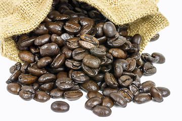 Image showing Roasted coffee beans