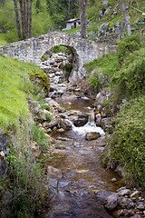 Image showing Poo de Cabrales, Old rustic village of Asturia