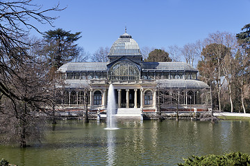 Image showing Cristal Palace in the Retiro Park, Madrid