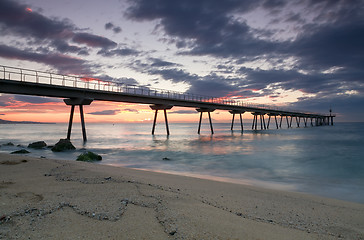 Image showing Pont Del Petroli De Badalona