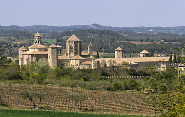 Image showing Monastery of Santa Maria de Poblet overview