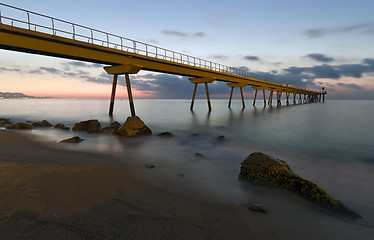 Image showing Pont Del Petroli De Badalona