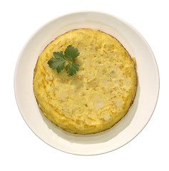 Image showing Spanish omelette