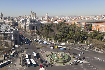 Image showing Plaza de la Cibeles (Cybele's Square)