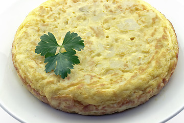 Image showing Spanish omelette