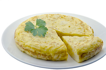 Image showing Spanish omelette