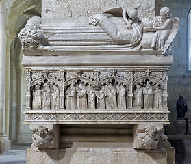 Image showing Monastery of Santa Maria de Poblet royal tomb