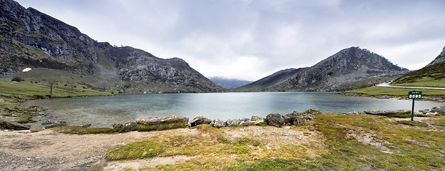 Image showing Fantastic lake Enol