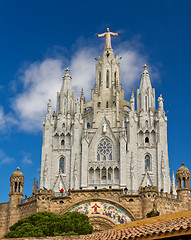 Image showing Spain Barcelona Temple de Sagrat Cor Tibidabo