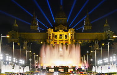 Image showing monumental fountain barcelona