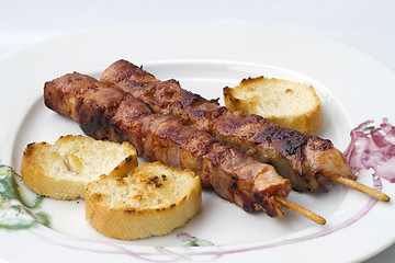 Image showing Grilled meat