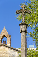 Image showing Monastery of Santa Maria de Poblet cross