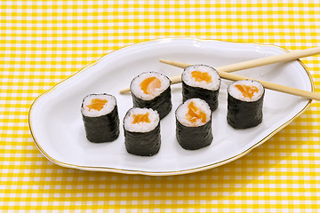 Image showing Makizushi. Sushi