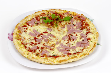 Image showing pizza margarita