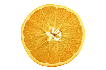 Image showing half orange