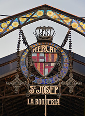 Image showing San Josep La Boqueria market