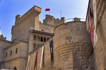 Image showing Castle of Olite, Navarra, Spain