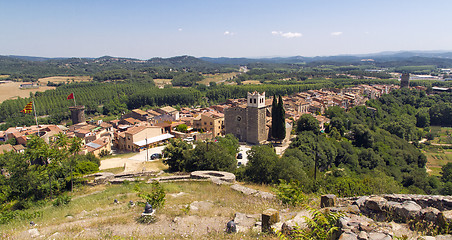 Image showing Hostalrich, Girona Spain