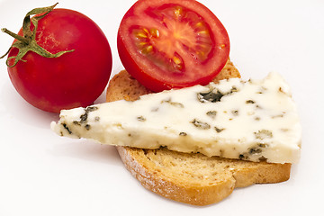 Image showing old blue stilton roquefort