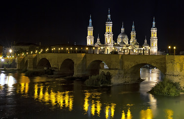 Image showing Catedral Basilica de Nuestra Se?ora del Pilar, Zaragoza Spain