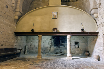 Image showing Monastery of Santa Maria de Poblet kitchen