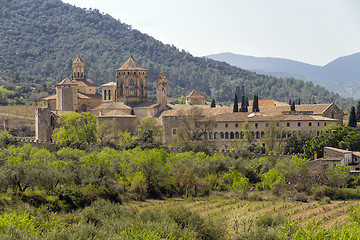 Image showing Monastery of Santa Maria de Poblet overview