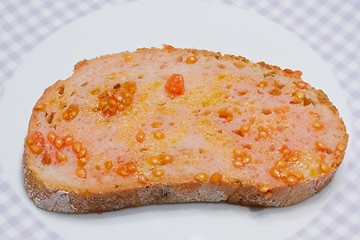 Image showing Catalan style tomato rubbed
