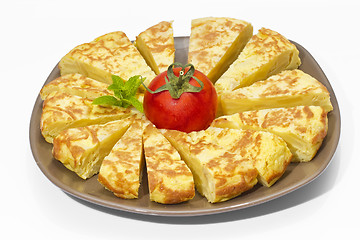 Image showing Spanish omelette