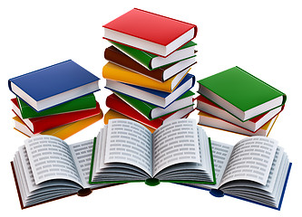 Image showing set of books