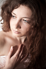 Image showing young beautiful woman