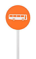 Image showing Bus stop sign