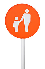 Image showing Parent and child parking sign